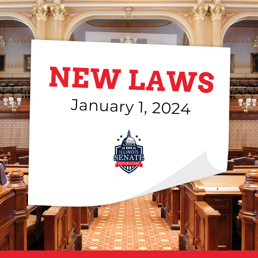 New Laws January 1, 2024 IL Senate GOP