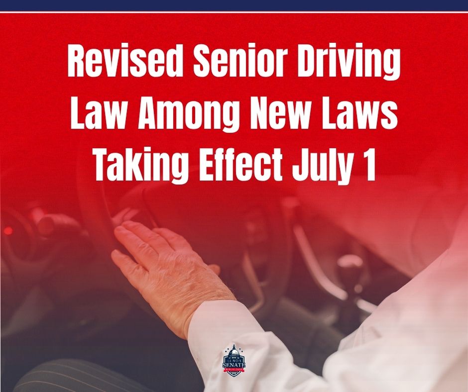 Revised Senior Driving Law Among New Laws Taking Effect July 1