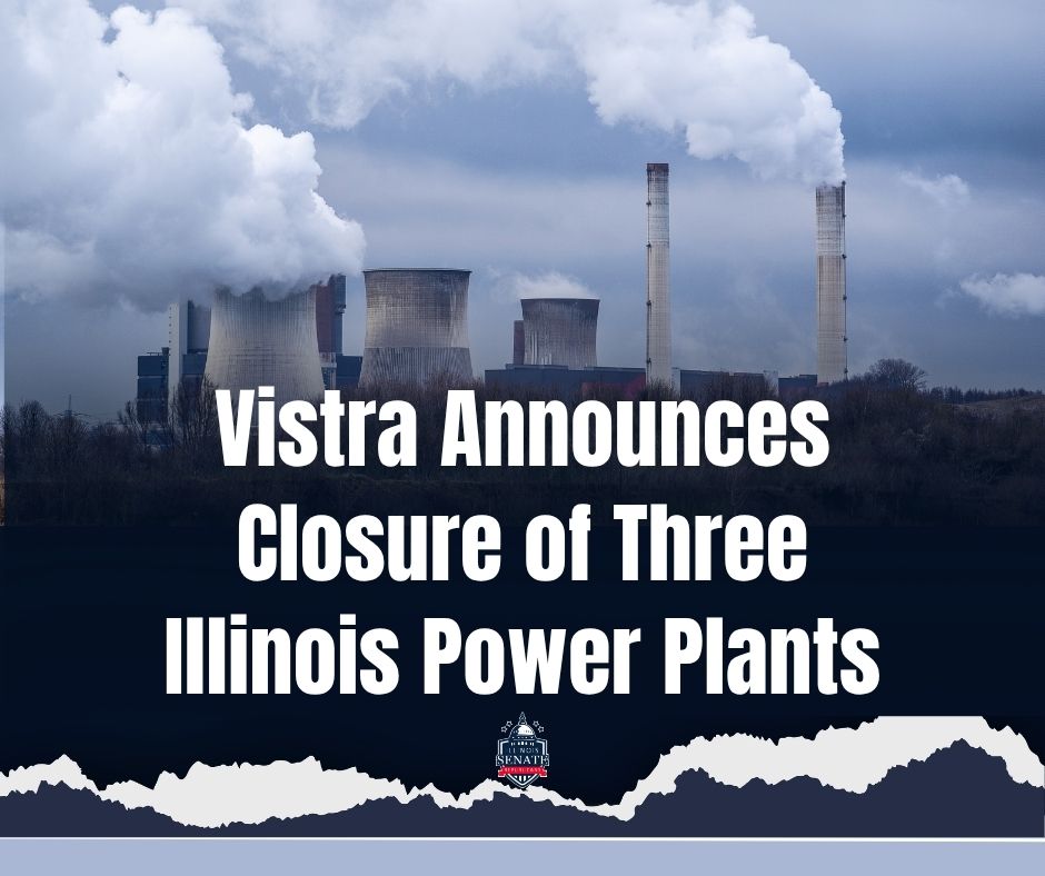 Vistra Announces Closure of Three Illinois Power Plants