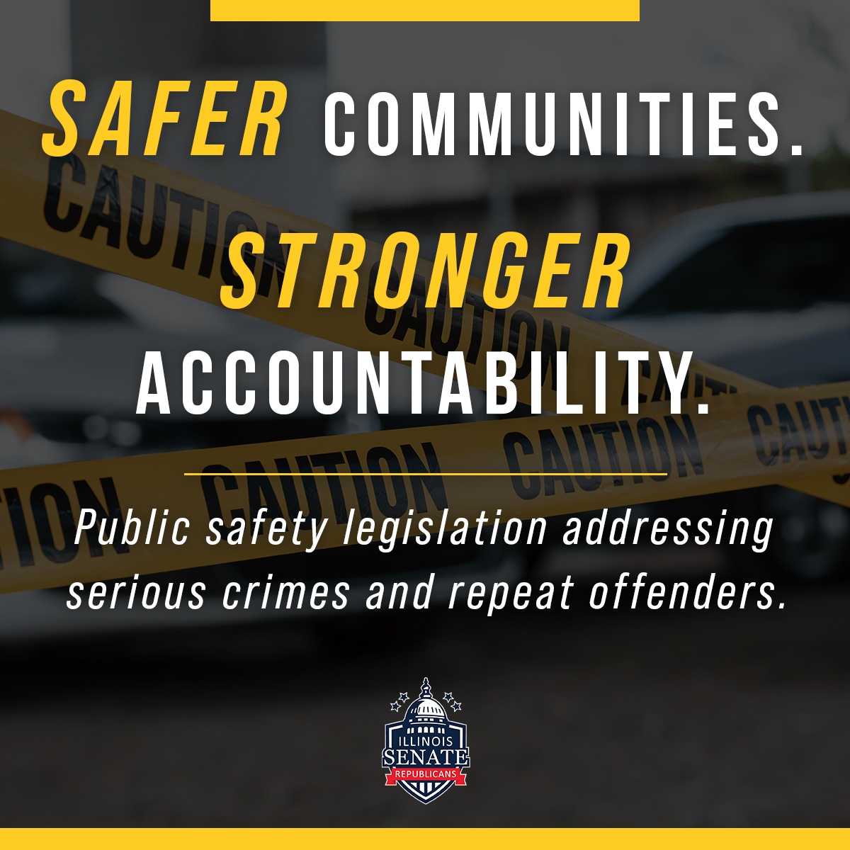 Senate Republicans Highlight Legislation to Strengthen Public Safety and Hold Criminals Accountable
